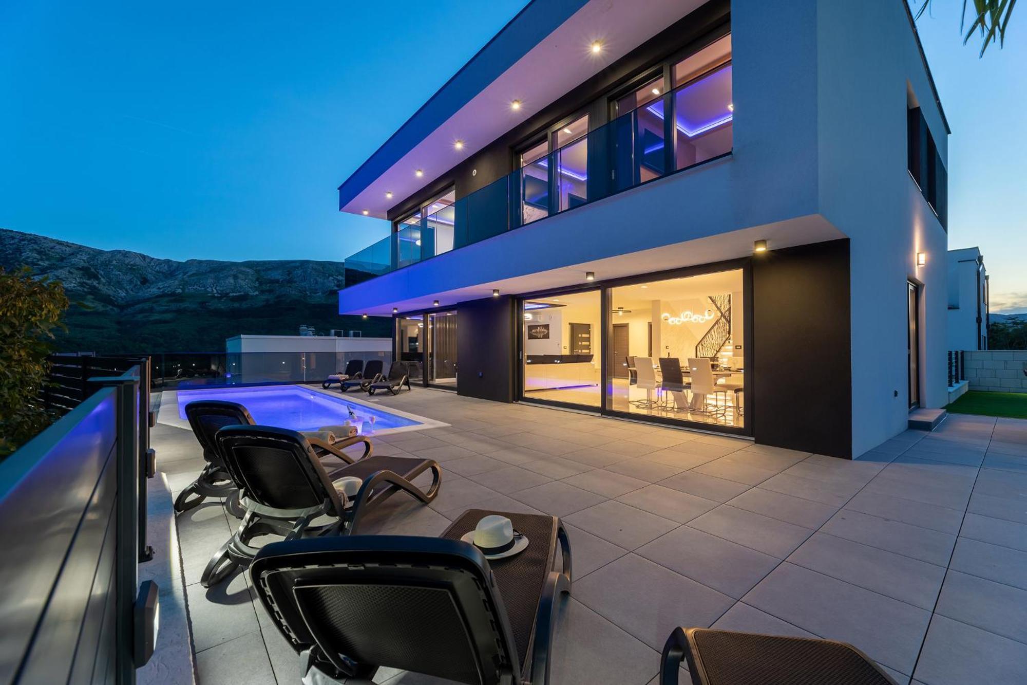Villa Bellezza Draga Bašćanska Dış mekan fotoğraf