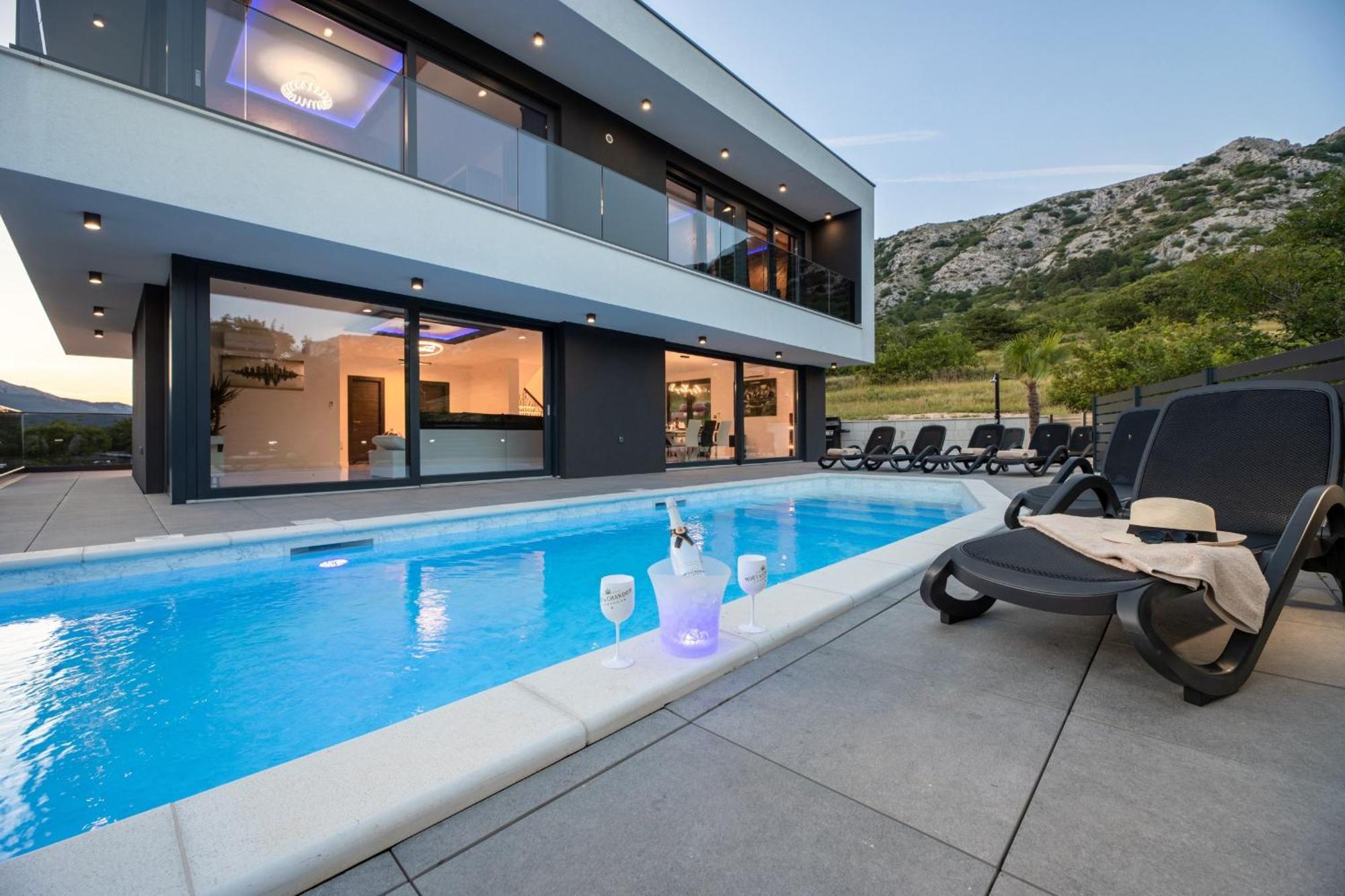 Villa Bellezza Draga Bašćanska Dış mekan fotoğraf