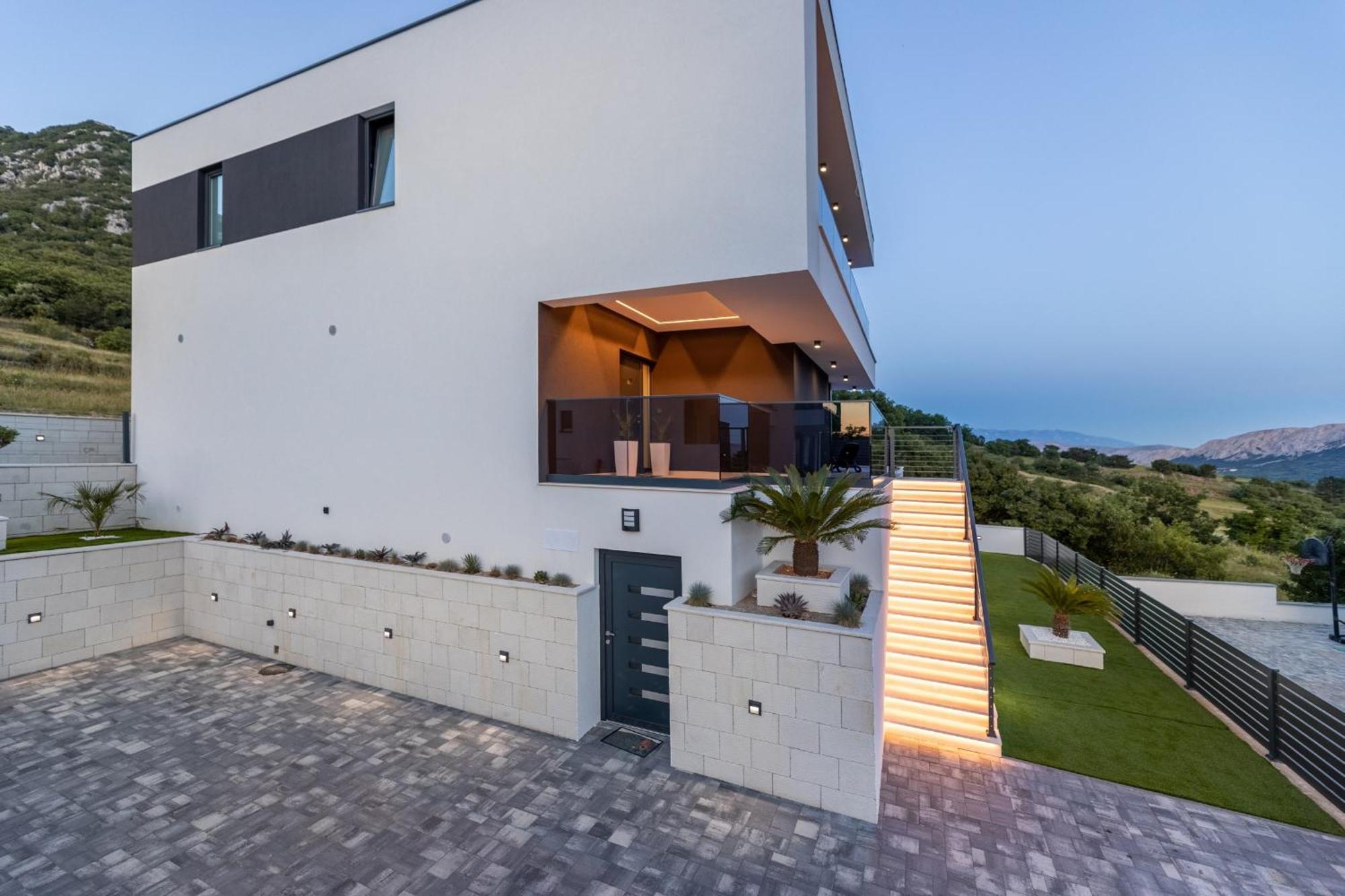 Villa Bellezza Draga Bašćanska Dış mekan fotoğraf